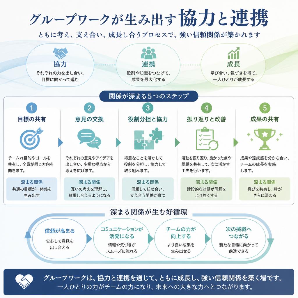 グループワークで絆を深める