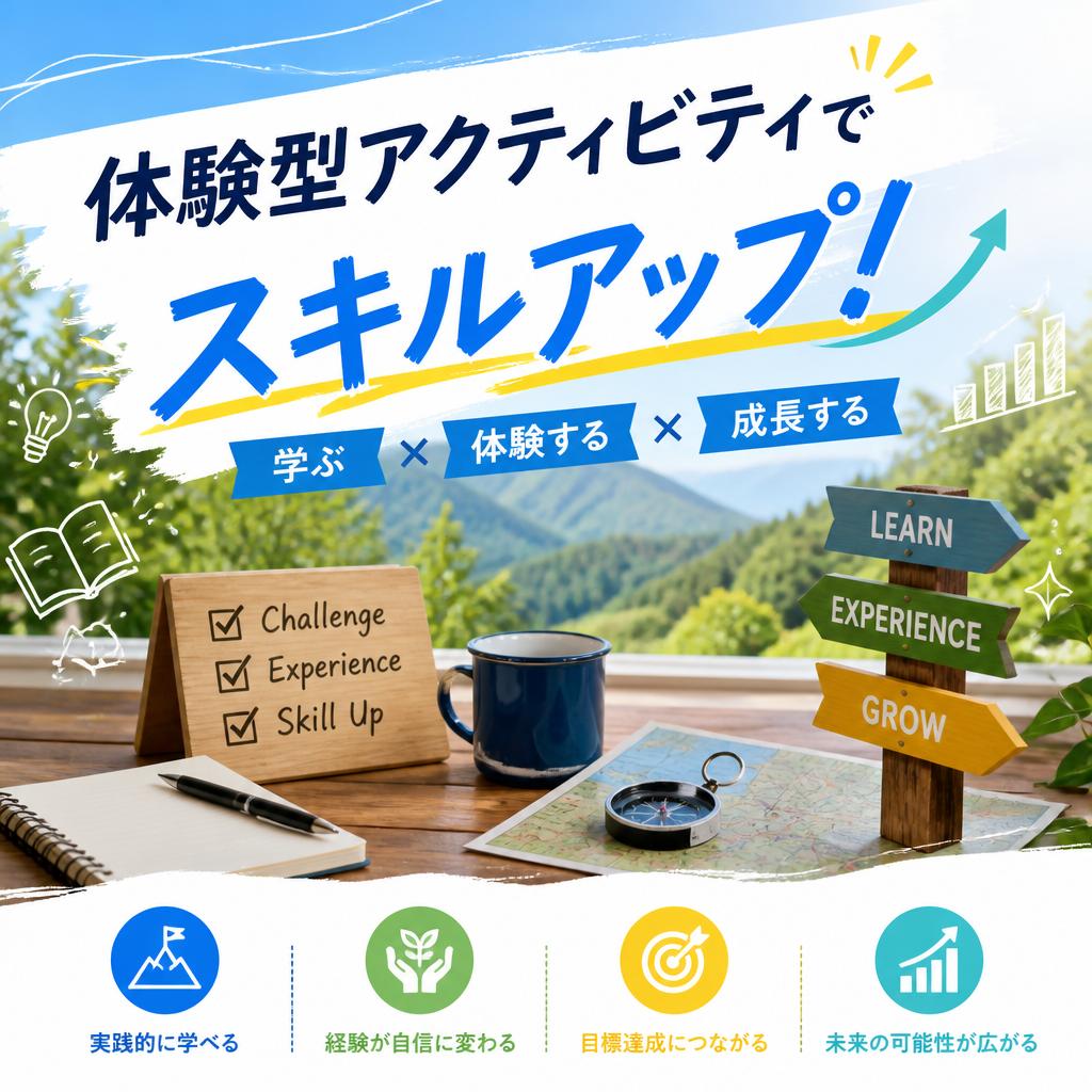 体験型アクティビティでスキルアップ！