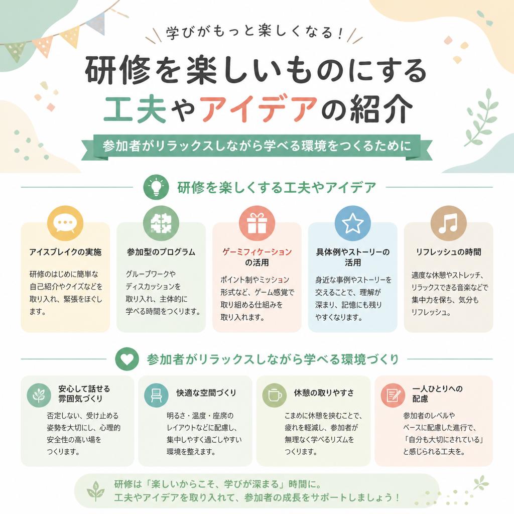 楽しさを加えた学びの場