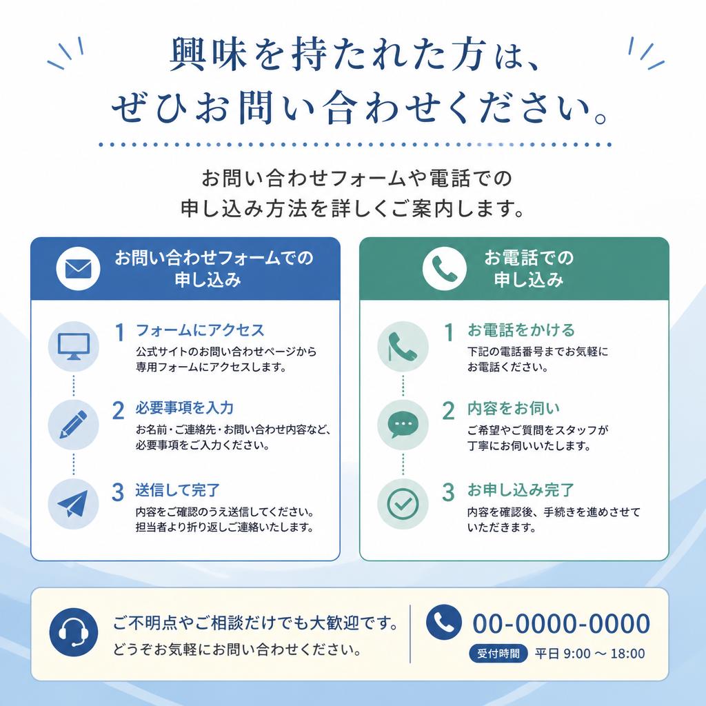 7. お問い合わせ・申し込み方法