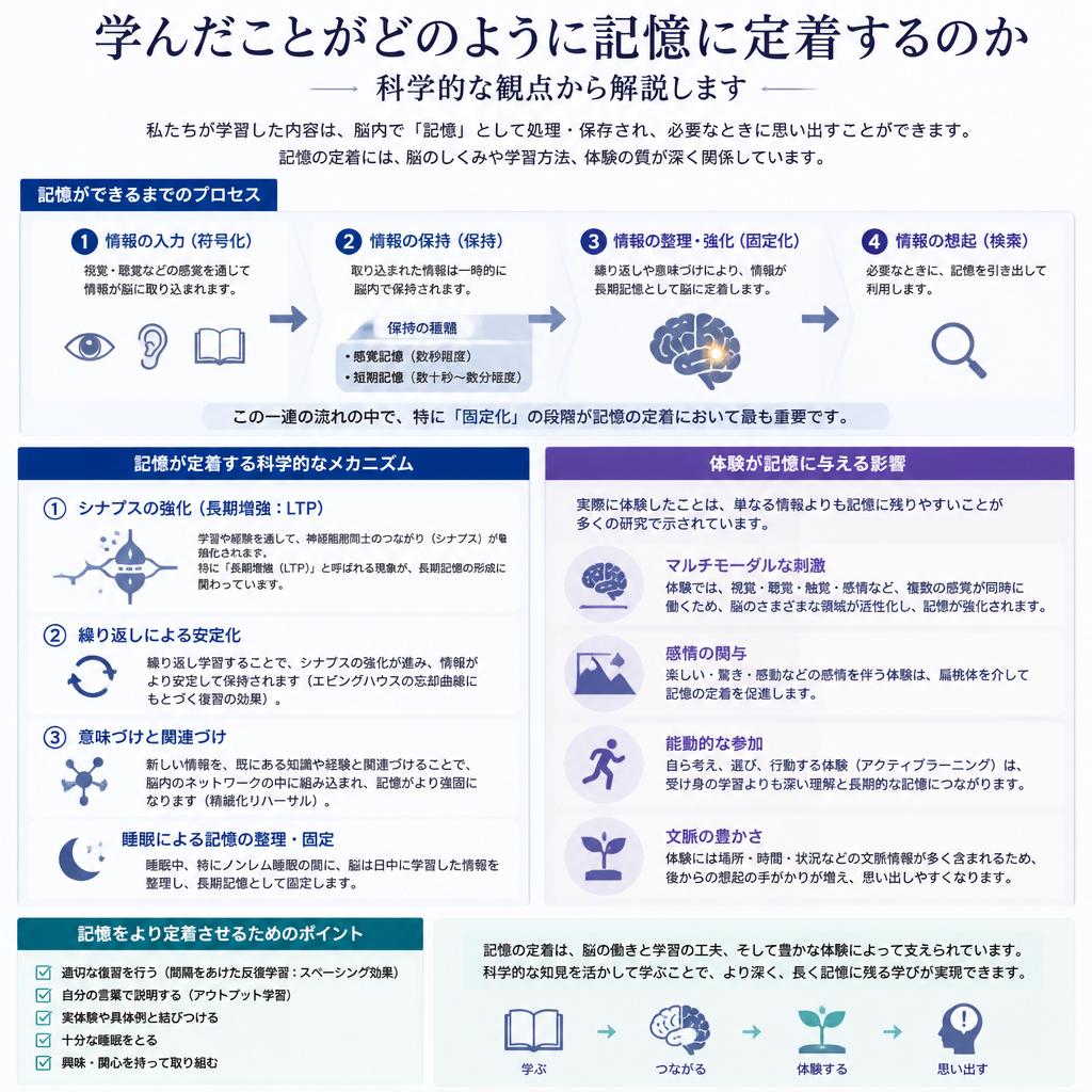 記憶の定着メカニズム