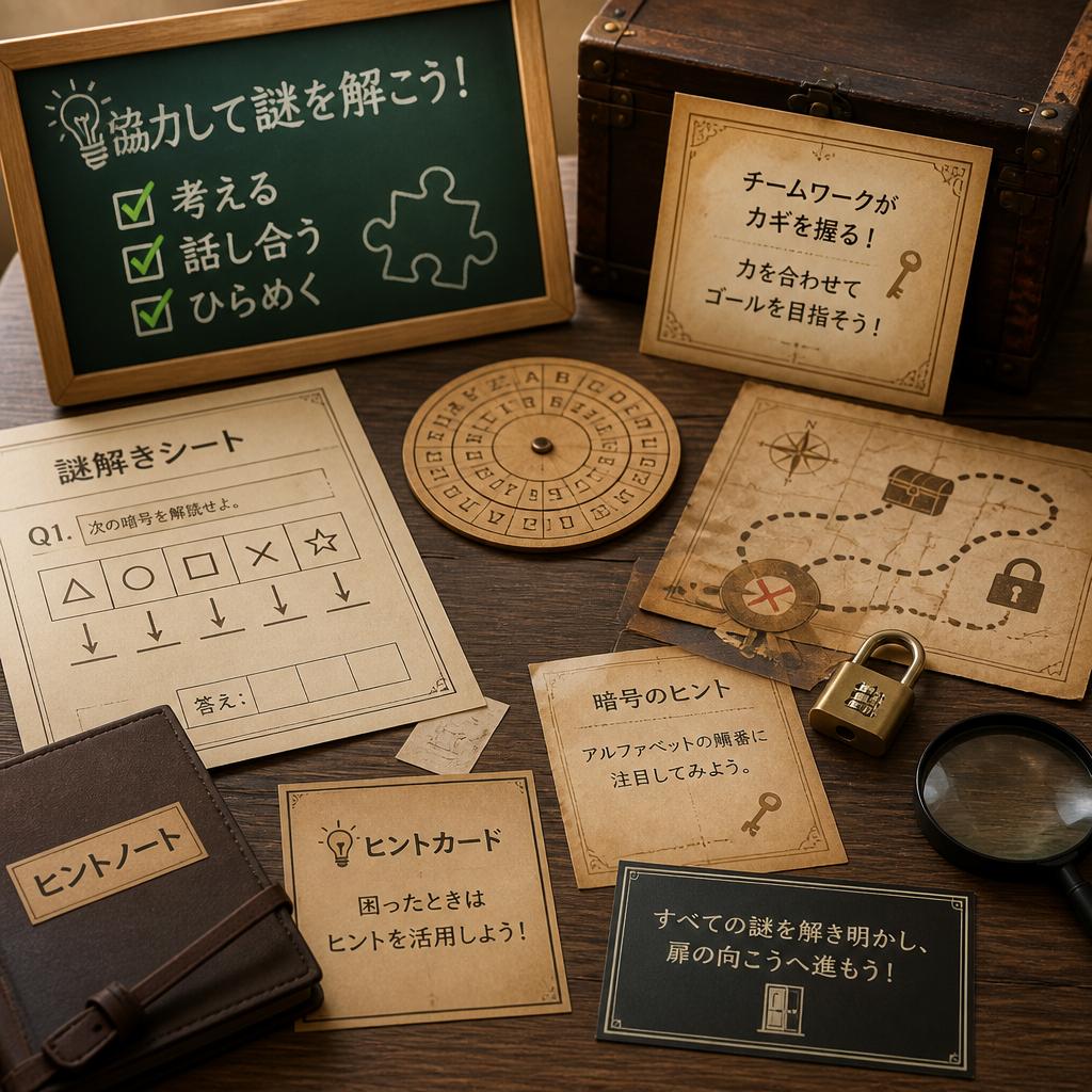 謎解きで盛り上がる