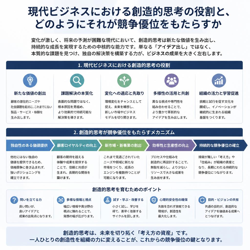 創造的思考の重要性
