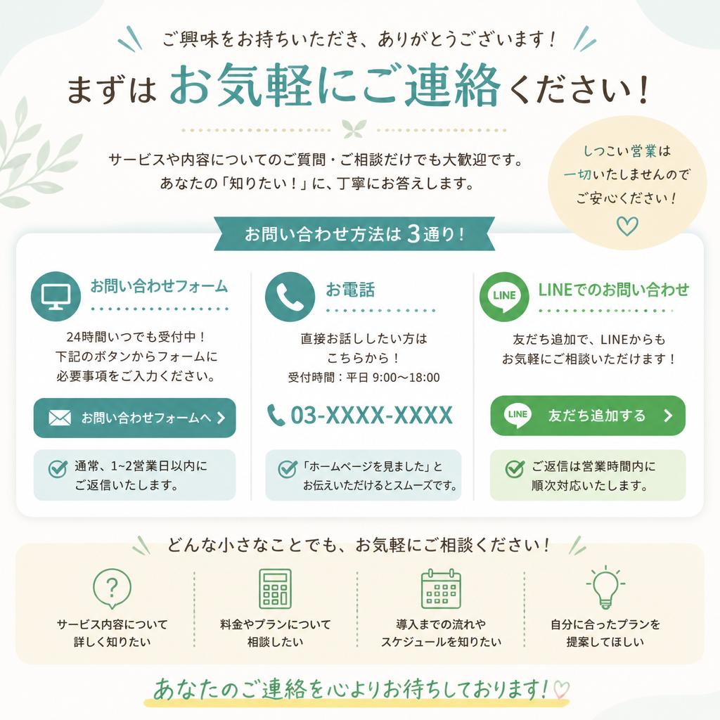 お問い合わせはこちらから