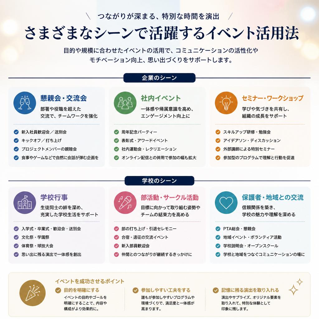 5. 様々なシーンでの活用法